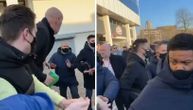 Huliganska sačekuša za Dušana Tadića, pogođen kovanicom u glavu ispred stadiona PSV-a