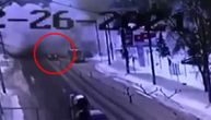 Eksplozija zamalo da "proguta" ruskog vozača: Pokušao je da ukoči pre dima, ali bezuspešno