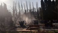 Požar na groblju u Čačku: Vatrena stihija se širila ka grobnim mestima