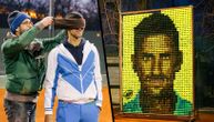 Never before seen mosaic in honor of Djokovic unveiled, first of its kind anywhere in the world!