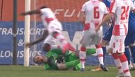 Sanogo onesposobio još jednog protivničkog igrača: Novi krajnje neoprezan start Zvezdinog fudbalera