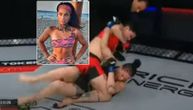 Tetovirana crnogorska MMA lepotica "popila" teške batine: Patosirana za 5 sekundi, spasio je sudija