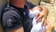 Snimak koji pokazuje sav užas sukoba u Izraelu: Otac pokušava da spasi tek rođenu bebu od raketa