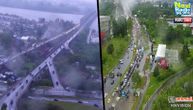 Popodnevni špic, kiša i udes napravili kolaps: Na beogradskim mostovima sve stoji