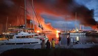 Pet luksuznih jahti uništeno, oštećeno 48 brodova: Požar u luci u Hrvatskoj težak desetine miliona
