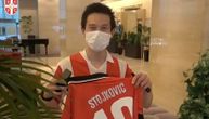 Piksiju zabranili da ispuni želju navijaču koji je u dresu Zvezde stigao u hotel Srbije