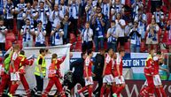 Beli skandirali "Kristijan", a crveni "Eriksen": Najlepša slika sa horor utakmice u Kopenhagenu