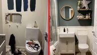 Renovirala kupatilo za manje od 115€: Mali, skučen prostor, transformisala je u prelepu prostoriju