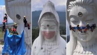 Neverovatno: Statua u Japanu dobila masku po meri. "Nosiće je" dok traje pandemija