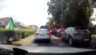 Bahati vozač "poršea" u Novom Sadu napao starijeg muškarca: Šutirao mu auto, vraćao se da preti