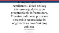 Poznati preliminarni rezultati male mature: Sajt povremeno nedostupan zbog opterećenosti sistema