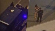 Video of arrest of a man who attacked a woman in Novi Sad: She shouted, "Help, call the police!"
