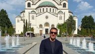 Del Piero in Belgrade: He takes pictures in front of St. Sava Temple, tries kebabs and brandy