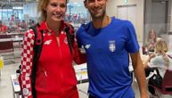 She won gold for Croatia, then caught up with Novak and sent a message that will delight Serbians