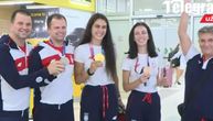 Srpski osvajači medalja stigli u Beograd, sleteli zlatna Milica, srebrni Mikec i bronzana Tijana