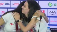 Emotivna konferencija na dočeku Olimpijaca: Mandićeva nije mogla da zadrži suze, Tijana je tešila