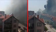 Tri požara izbila gotovo u isto vreme u Vranju: Širi se crni dim, vatrogasci spasavaju kuću