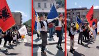 Serbs, Albanians, Macedonians dance in Prijepolje: Each in their costumes, flags fluttering