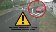 Uznemirujući video strašne nesreće: Automobil pokosio čoveka na pešačkom prelazu