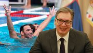 Serbian water polo team take Olympic gold, Vucic tells them, "Whole country is proud of you"