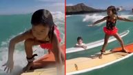 Ima 7 godina i neverovatan talenat: Ova devojčica kao da je rođena na dasci za surf