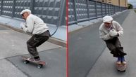 Dokazao da je mladost stanje duha: Dekica Igor u 73-oj godini vozi skejt kao dečak