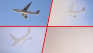 Neverovatan prizor iznad Bloka 70: Putnički avion nadleće požar, pa "nestaje" u oblaku dima