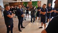 Vulin visits head coach Piksi and Serbian team: "No place for thugs and drug dealers in stadiums"