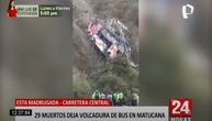 Autobus pun putnika survao se u provaliju u Peruu, najmanje 29 mrtvih