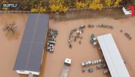 Drone footage shows the extent of disaster in Bosnia: Everything is submerged in water