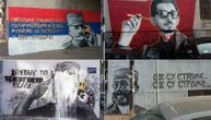 Bukti rat muralima: Vandali precrtali Pekića, grobari Mišu Tumbasa, a Draža "osvanuo" pored Mladića