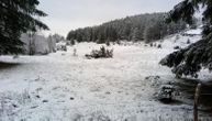 Zabelela se još jedna srpska planina: Ledena kiša jutros prešla u sneg na Murtenici