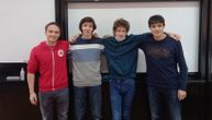 Učenici Matematičke gimanzije u Beogradu osvojili četiri medalje na Balkanijadi
