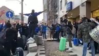 Kiprani grme u centru Beograda: Policija im zabranila korteo, a Partizan ulaz na druge tribine