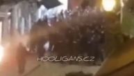 Sukob navijača Zvezde i policije, pogledajte video sa ulica Brage