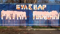 Conflict over Ratko Mladic flares up in New Belgrade too: Giant graffiti with his name painted over