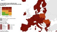 Objavljena nova korona mapa Evrope: Skoro ceo kontinent "gori"