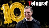 Predsednik Srbije čestitao Telegrafu 10. rođendan