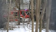 Lokalizovan požar u zgradi "IMT" na Novom Beogradu: Izgoreo stari kancelarijski nameštaj