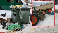 Sramne slike stižu iz Tutina, problemi ne prestaju: Đubre na sve strane, zbog snega i leda još gore