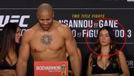 Najlepša UFC devojka odlepila kada se borac grdosija pojavio na merenju: Reakcija je nešto najjače