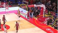 Sudija "poništio" Dobrićevu čaroliju: Pogledajte nestvarni koš Zvezdinog košarkaša preko table