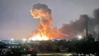Ovo je momenat eksplozije u Kijevu: Vatra je osvetlila noćno nebo