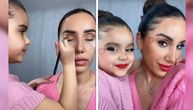 Ima samo 5 godina i oduševljava svet umećem šminkanja: Mama joj je prvi model