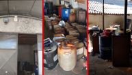 Zavirite u garažu osumnjičenog švercera goriva iz Surčina: Više od tonu ulja i 400 litara dizela