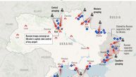 Mapa sukoba u Ukrajini: Gde su sve ruske trupe stacionirane i šta je sve gađano