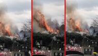 Požar buktao na groblju u Novom Sadu: Vatru najverovatnije izazvale sveće