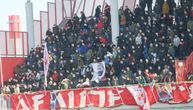 Red Star fans show support for Russia, the club won't remove Gazprom logo from jerseys