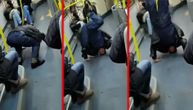 Neviđena scena u autobusu na liniji 50: Muškarac pravi stoj na glavi dok je vozilo u pokretu