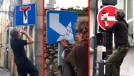 Prava umetnost: Saobraćajni znakovi koji zaustavljaju i oduševljavaju stotine vozača ali sa razlogom